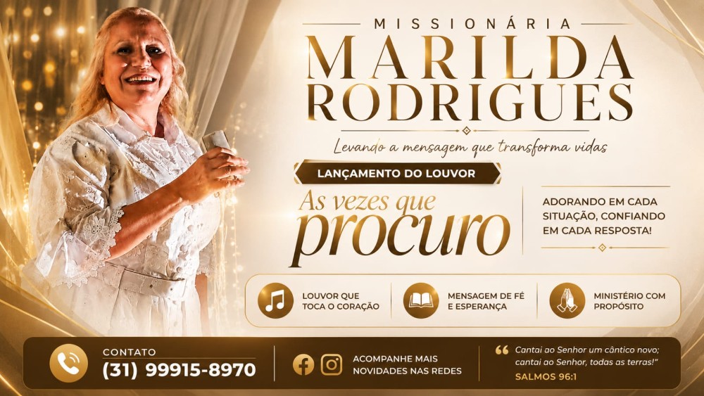 🎶 Missionária Marilda Rodrigues